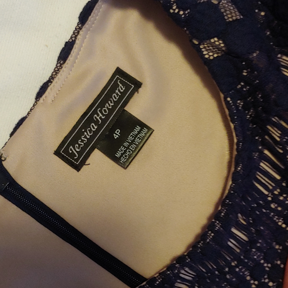 Lined lace like dress